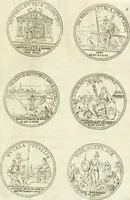 An illustration from Histoire dv roy Lovis le Grand, par les medailles, emblêmes, deuises, jettons, inscriptions, armoiries, et autres monumens publics; (1691)