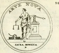An illustration from Histoire dv roy Lovis le Grand, par les medailles, emblêmes, deuises, jettons, inscriptions, armoiries, et autres monumens publics; (1691)