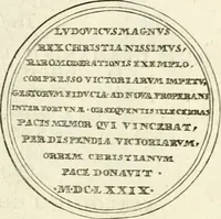 An illustration from Histoire dv roy Lovis le Grand, par les medailles, emblêmes, deuises, jettons, inscriptions, armoiries, et autres monumens publics; (1691)