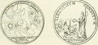 An illustration from Histoire dv roy Lovis le Grand, par les medailles, emblêmes, deuises, jettons, inscriptions, armoiries, et autres monumens publics; (1691)
