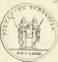 An illustration from Histoire dv roy Lovis le Grand, par les medailles, emblêmes, deuises, jettons, inscriptions, armoiries, et autres monumens publics; (1691)