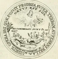 An illustration from Histoire dv roy Lovis le Grand, par les medailles, emblêmes, deuises, jettons, inscriptions, armoiries, et autres monumens publics; (1691)