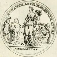 An illustration from Histoire dv roy Lovis le Grand, par les medailles, emblêmes, deuises, jettons, inscriptions, armoiries, et autres monumens publics; (1691)