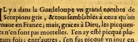 An illustration from Histoire generale, des isles de S. Christophe, de la Guadeloupe, de la Martinique, et autres dans l'Amerique. : Où l'on verra l'establissement des colonies françoises, dans ces isles; leurs guerres ciuiles & estrangeres, & tout ce qui se passe dans les voyages & retours des Indes. : Comme ausse plusieurs belles particularitez des Antisles de l'Amerique: vne description generale de l'isle de la Guadeloupe: de tous ses mineraux, de ses pierreries, de ses riuieres, fontaines & estangs: & de toutes ses plantes. : De plus, la description de tous les animaux de la mer, de l'air, & de la terre: & vn traité fort ample des murs des sauuages du pays, de l'estat de la colonie françoise, & des esclaues, tant mores, que sauuages. (1654)