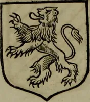 An illustration from Histoire généalogique et chronologique de la maison royale de France, des pairs, grands officiers de la couronne & de la maison du roy & des anciens barons du royaume : avec les qualitez, l'origine, le progrés & les armes de leurs familles; ensemble les statuts & le catalogue des chevaliers, commandeurs, & officiers de l'ordre du S. Esprit : le tovt dressé svr titres originaux, svr les registres des chartes du roy, du parlement, de la chambre des comptes, & du châtelet de Paris, cartulaires, manuscrits de la bibliotheque du roy, & d'autres cabinets curieux (1726)