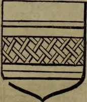 An illustration from Histoire généalogique et chronologique de la maison royale de France, des pairs, grands officiers de la couronne & de la maison du roy & des anciens barons du royaume : avec les qualitez, l'origine, le progrés & les armes de leurs familles; ensemble les statuts & le catalogue des chevaliers, commandeurs, & officiers de l'ordre du S. Esprit : le tovt dressé svr titres originaux, svr les registres des chartes du roy, du parlement, de la chambre des comptes, & du châtelet de Paris, cartulaires, manuscrits de la bibliotheque du roy, & d'autres cabinets curieux (1726)
