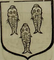 An illustration from Histoire généalogique et chronologique de la maison royale de France, des pairs, grands officiers de la couronne & de la maison du roy & des anciens barons du royaume : avec les qualitez, l'origine, le progrés & les armes de leurs familles; ensemble les statuts & le catalogue des chevaliers, commandeurs, & officiers de l'ordre du S. Esprit : le tovt dressé svr titres originaux, svr les registres des chartes du roy, du parlement, de la chambre des comptes, & du châtelet de Paris, cartulaires, manuscrits de la bibliotheque du roy, & d'autres cabinets curieux (1726)