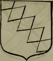 An illustration from Histoire généalogique et chronologique de la maison royale de France, des pairs, grands officiers de la couronne & de la maison du roy & des anciens barons du royaume : avec les qualitez, l'origine, le progrés & les armes de leurs familles; ensemble les statuts & le catalogue des chevaliers, commandeurs, & officiers de l'ordre du S. Esprit : le tovt dressé svr titres originaux, svr les registres des chartes du roy, du parlement, de la chambre des comptes, & du châtelet de Paris, cartulaires, manuscrits de la bibliotheque du roy, & d'autres cabinets curieux (1726)