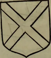 An illustration from Histoire généalogique et chronologique de la maison royale de France, des pairs, grands officiers de la couronne & de la maison du roy & des anciens barons du royaume : avec les qualitez, l'origine, le progrés & les armes de leurs familles; ensemble les statuts & le catalogue des chevaliers, commandeurs, & officiers de l'ordre du S. Esprit : le tovt dressé svr titres originaux, svr les registres des chartes du roy, du parlement, de la chambre des comptes, & du châtelet de Paris, cartulaires, manuscrits de la bibliotheque du roy, & d'autres cabinets curieux (1726)