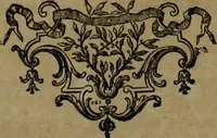 An illustration from Histoire généalogique et chronologique de la maison royale de France, des pairs, grands officiers de la couronne & de la maison du roy & des anciens barons du royaume : avec les qualitez, l'origine, le progrés & les armes de leurs familles; ensemble les statuts & le catalogue des chevaliers, commandeurs, & officiers de l'ordre du S. Esprit : le tovt dressé svr titres originaux, svr les registres des chartes du roy, du parlement, de la chambre des comptes, & du châtelet de Paris, cartulaires, manuscrits de la bibliotheque du roy, & d'autres cabinets curieux (1726)