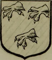 An illustration from Histoire généalogique et chronologique de la maison royale de France, des pairs, grands officiers de la couronne & de la maison du roy & des anciens barons du royaume : avec les qualitez, l'origine, le progrés & les armes de leurs familles; ensemble les statuts & le catalogue des chevaliers, commandeurs, & officiers de l'ordre du S. Esprit : le tovt dressé svr titres originaux, svr les registres des chartes du roy, du parlement, de la chambre des comptes, & du châtelet de Paris, cartulaires, manuscrits de la bibliotheque du roy, & d'autres cabinets curieux (1726)