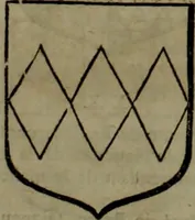 An illustration from Histoire généalogique et chronologique de la maison royale de France, des pairs, grands officiers de la couronne & de la maison du roy & des anciens barons du royaume : avec les qualitez, l'origine, le progrés & les armes de leurs familles; ensemble les statuts & le catalogue des chevaliers, commandeurs, & officiers de l'ordre du S. Esprit : le tovt dressé svr titres originaux, svr les registres des chartes du roy, du parlement, de la chambre des comptes, & du châtelet de Paris, cartulaires, manuscrits de la bibliotheque du roy, & d'autres cabinets curieux (1726)