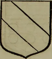 An illustration from Histoire généalogique et chronologique de la maison royale de France, des pairs, grands officiers de la couronne & de la maison du roy & des anciens barons du royaume : avec les qualitez, l'origine, le progrés & les armes de leurs familles; ensemble les statuts & le catalogue des chevaliers, commandeurs, & officiers de l'ordre du S. Esprit : le tovt dressé svr titres originaux, svr les registres des chartes du roy, du parlement, de la chambre des comptes, & du châtelet de Paris, cartulaires, manuscrits de la bibliotheque du roy, & d'autres cabinets curieux (1726)