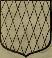 An illustration from Histoire généalogique et chronologique de la maison royale de France, des pairs, grands officiers de la couronne & de la maison du roy & des anciens barons du royaume : avec les qualitez, l'origine, le progrés & les armes de leurs familles; ensemble les statuts & le catalogue des chevaliers, commandeurs, & officiers de l'ordre du S. Esprit : le tovt dressé svr titres originaux, svr les registres des chartes du roy, du parlement, de la chambre des comptes, & du châtelet de Paris, cartulaires, manuscrits de la bibliotheque du roy, & d'autres cabinets curieux (1726)