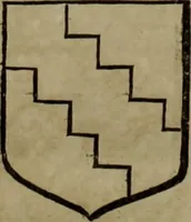 An illustration from Histoire généalogique et chronologique de la maison royale de France, des pairs, grands officiers de la couronne & de la maison du roy & des anciens barons du royaume : avec les qualitez, l'origine, le progrés & les armes de leurs familles; ensemble les statuts & le catalogue des chevaliers, commandeurs, & officiers de l'ordre du S. Esprit : le tovt dressé svr titres originaux, svr les registres des chartes du roy, du parlement, de la chambre des comptes, & du châtelet de Paris, cartulaires, manuscrits de la bibliotheque du roy, & d'autres cabinets curieux (1726)