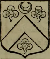 An illustration from Histoire généalogique et chronologique de la maison royale de France, des pairs, grands officiers de la couronne & de la maison du roy & des anciens barons du royaume : avec les qualitez, l'origine, le progrés & les armes de leurs familles; ensemble les statuts & le catalogue des chevaliers, commandeurs, & officiers de l'ordre du S. Esprit : le tovt dressé svr titres originaux, svr les registres des chartes du roy, du parlement, de la chambre des comptes, & du châtelet de Paris, cartulaires, manuscrits de la bibliotheque du roy, & d'autres cabinets curieux (1726)