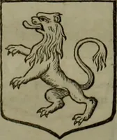 An illustration from Histoire généalogique et chronologique de la maison royale de France, des pairs, grands officiers de la couronne & de la maison du roy & des anciens barons du royaume : avec les qualitez, l'origine, le progrés & les armes de leurs familles; ensemble les statuts & le catalogue des chevaliers, commandeurs, & officiers de l'ordre du S. Esprit : le tovt dressé svr titres originaux, svr les registres des chartes du roy, du parlement, de la chambre des comptes, & du châtelet de Paris, cartulaires, manuscrits de la bibliotheque du roy, & d'autres cabinets curieux (1726)