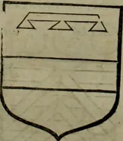 An illustration from Histoire généalogique et chronologique de la maison royale de France, des pairs, grands officiers de la couronne & de la maison du roy & des anciens barons du royaume : avec les qualitez, l'origine, le progrés & les armes de leurs familles; ensemble les statuts & le catalogue des chevaliers, commandeurs, & officiers de l'ordre du S. Esprit : le tovt dressé svr titres originaux, svr les registres des chartes du roy, du parlement, de la chambre des comptes, & du châtelet de Paris, cartulaires, manuscrits de la bibliotheque du roy, & d'autres cabinets curieux (1726)
