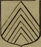 An illustration from Histoire généalogique et chronologique de la maison royale de France, des pairs, grands officiers de la couronne & de la maison du roy & des anciens barons du royaume : avec les qualitez, l'origine, le progrés & les armes de leurs familles; ensemble les statuts & le catalogue des chevaliers, commandeurs, & officiers de l'ordre du S. Esprit : le tovt dressé svr titres originaux, svr les registres des chartes du roy, du parlement, de la chambre des comptes, & du châtelet de Paris, cartulaires, manuscrits de la bibliotheque du roy, & d'autres cabinets curieux (1726)