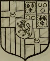 Picture 437 of 519 from Histoire généalogique et chronologique de la maison royale de France, des pairs, grands officiers de la couronne & de la maison du roy & des anciens barons du royaume : avec les qualitez, l'origine, le progrés & les armes de leurs familles; ensemble les statuts & le catalogue des chevaliers, commandeurs, & officiers de l'ordre du S. Esprit : le tovt dressé svr titres originaux, svr les registres des chartes du roy, du parlement, de la chambre des comptes, & du châtelet de Paris, cartulaires, manuscrits de la bibliotheque du roy, & d'autres cabinets curieux (1726), leaf 315