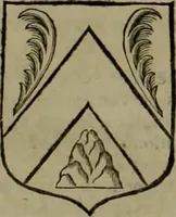 An illustration from Histoire généalogique et chronologique de la maison royale de France, des pairs, grands officiers de la couronne & de la maison du roy & des anciens barons du royaume : avec les qualitez, l'origine, le progrés & les armes de leurs familles; ensemble les statuts & le catalogue des chevaliers, commandeurs, & officiers de l'ordre du S. Esprit : le tovt dressé svr titres originaux, svr les registres des chartes du roy, du parlement, de la chambre des comptes, & du châtelet de Paris, cartulaires, manuscrits de la bibliotheque du roy, & d'autres cabinets curieux (1726)