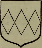 An illustration from Histoire généalogique et chronologique de la maison royale de France, des pairs, grands officiers de la couronne & de la maison du roy & des anciens barons du royaume : avec les qualitez, l'origine, le progrés & les armes de leurs familles; ensemble les statuts & le catalogue des chevaliers, commandeurs, & officiers de l'ordre du S. Esprit : le tovt dressé svr titres originaux, svr les registres des chartes du roy, du parlement, de la chambre des comptes, & du châtelet de Paris, cartulaires, manuscrits de la bibliotheque du roy, & d'autres cabinets curieux (1726)