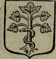 An illustration from Histoire généalogique et chronologique de la maison royale de France, des pairs, grands officiers de la couronne & de la maison du roy & des anciens barons du royaume : avec les qualitez, l'origine, le progrés & les armes de leurs familles; ensemble les statuts & le catalogue des chevaliers, commandeurs, & officiers de l'ordre du S. Esprit : le tovt dressé svr titres originaux, svr les registres des chartes du roy, du parlement, de la chambre des comptes, & du châtelet de Paris, cartulaires, manuscrits de la bibliotheque du roy, & d'autres cabinets curieux (1726)