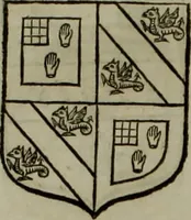 An illustration from Histoire généalogique et chronologique de la maison royale de France, des pairs, grands officiers de la couronne & de la maison du roy & des anciens barons du royaume : avec les qualitez, l'origine, le progrés & les armes de leurs familles; ensemble les statuts & le catalogue des chevaliers, commandeurs, & officiers de l'ordre du S. Esprit : le tovt dressé svr titres originaux, svr les registres des chartes du roy, du parlement, de la chambre des comptes, & du châtelet de Paris, cartulaires, manuscrits de la bibliotheque du roy, & d'autres cabinets curieux (1726)