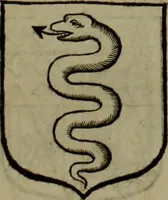 An illustration from Histoire généalogique et chronologique de la maison royale de France, des pairs, grands officiers de la couronne & de la maison du roy & des anciens barons du royaume : avec les qualitez, l'origine, le progrés & les armes de leurs familles; ensemble les statuts & le catalogue des chevaliers, commandeurs, & officiers de l'ordre du S. Esprit : le tovt dressé svr titres originaux, svr les registres des chartes du roy, du parlement, de la chambre des comptes, & du châtelet de Paris, cartulaires, manuscrits de la bibliotheque du roy, & d'autres cabinets curieux (1726)