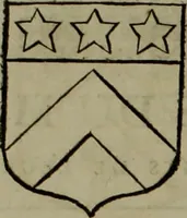 An illustration from Histoire généalogique et chronologique de la maison royale de France, des pairs, grands officiers de la couronne & de la maison du roy & des anciens barons du royaume : avec les qualitez, l'origine, le progrés & les armes de leurs familles; ensemble les statuts & le catalogue des chevaliers, commandeurs, & officiers de l'ordre du S. Esprit : le tovt dressé svr titres originaux, svr les registres des chartes du roy, du parlement, de la chambre des comptes, & du châtelet de Paris, cartulaires, manuscrits de la bibliotheque du roy, & d'autres cabinets curieux (1726)