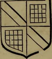 An illustration from Histoire généalogique et chronologique de la maison royale de France, des pairs, grands officiers de la couronne & de la maison du roy & des anciens barons du royaume : avec les qualitez, l'origine, le progrés & les armes de leurs familles; ensemble les statuts & le catalogue des chevaliers, commandeurs, & officiers de l'ordre du S. Esprit : le tovt dressé svr titres originaux, svr les registres des chartes du roy, du parlement, de la chambre des comptes, & du châtelet de Paris, cartulaires, manuscrits de la bibliotheque du roy, & d'autres cabinets curieux (1726)