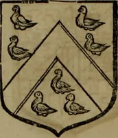 An illustration from Histoire généalogique et chronologique de la maison royale de France, des pairs, grands officiers de la couronne & de la maison du roy & des anciens barons du royaume : avec les qualitez, l'origine, le progrés & les armes de leurs familles; ensemble les statuts & le catalogue des chevaliers, commandeurs, & officiers de l'ordre du S. Esprit : le tovt dressé svr titres originaux, svr les registres des chartes du roy, du parlement, de la chambre des comptes, & du châtelet de Paris, cartulaires, manuscrits de la bibliotheque du roy, & d'autres cabinets curieux (1726)