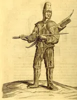 An illustration from Histoire naturelle et morale des iles Antilles de l'Amerique, : enrichie d'un grand nombre de belles figures en taille douce, qui representent au naturel les places, & les raretez les plus considerables qui y sont décrites. : Avec un vocabulaire caraïbe (1681)