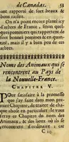 An illustration from Histoire veritable et naturelle des moeurs & productions du pays de la Nouuelle France, vulgairement dite le Canada. (1664)