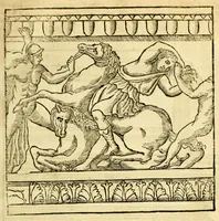 An illustration from Historia antica, e moderna: sacra, e profana, della città di Trieste ... : con la notitia di molt'arcani d'antichità ... e gesti d'huomini illustri ... sin'à ... 1698 (1698)