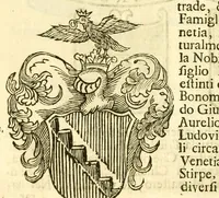 An illustration from Historia antica, e moderna: sacra, e profana, della città di Trieste ... : con la notitia di molt'arcani d'antichità ... e gesti d'huomini illustri ... sin'à ... 1698 (1698)