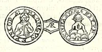 Picture 8 of 74 from Historia antica e moderna, sacra e profana, della città di Trieste, celebre colonia de'cittadini Romani : con la notitia di molt'arcani d'antichità, prerogative di nobiltà, e gesti d'huomini illustri, privilegi della città, e famiglie d'essa, varietà d'eruditioni, inscrittioni, sassi, mausolei, M.S. successi, mutationi de riti, e dominj, fin'à quest'anno 1698 (1698), leaf 124