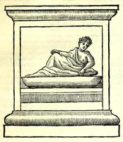 An illustration from Historia antica e moderna, sacra e profana, della città di Trieste, celebre colonia de'cittadini Romani : con la notitia di molt'arcani d'antichità, prerogative di nobiltà, e gesti d'huomini illustri, privilegi della città, e famiglie d'essa, varietà d'eruditioni, inscrittioni, sassi, mausolei, M.S. successi, mutationi de riti, e dominj, fin'à quest'anno 1698 (1698)