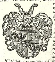 Picture 35 of 74 from Historia antica e moderna, sacra e profana, della città di Trieste, celebre colonia de'cittadini Romani : con la notitia di molt'arcani d'antichità, prerogative di nobiltà, e gesti d'huomini illustri, privilegi della città, e famiglie d'essa, varietà d'eruditioni, inscrittioni, sassi, mausolei, M.S. successi, mutationi de riti, e dominj, fin'à quest'anno 1698 (1698), leaf 442