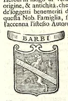 Picture 52 of 74 from Historia antica e moderna, sacra e profana, della città di Trieste, celebre colonia de'cittadini Romani : con la notitia di molt'arcani d'antichità, prerogative di nobiltà, e gesti d'huomini illustri, privilegi della città, e famiglie d'essa, varietà d'eruditioni, inscrittioni, sassi, mausolei, M.S. successi, mutationi de riti, e dominj, fin'à quest'anno 1698 (1698), leaf 704