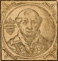 Picture 192 of 231 from Historia B. Platinae de vitis pontificum Romanorum : a D.N. Jesu Christo usque ad Paulum II. venetum papam : longe' quam antea emendatior, doctissimarumq[ue] annotationum Onuphrii Panuinii accessione nunc illustrior reddita : cui, eiusdem Onuphrii accurata atque fideli operâ, reliquorum pontificum vitae, usq[ue] ad Pium V. & Antonii Ciccarellae, usq[ue] ad Clementem VIII. qui hodiè sanctæ Romanae Catholicae ecclesiae præsidet, adiunctæ sunt : accesserunt nunc demum omnium pontificum verae effigies : omnia summo studio emendata & correcta (1600), leaf 250