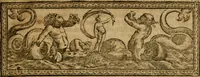 An illustration from Historia Byzantina duplici commentario illustrata : prior, Familias ac stemmata imperatorum constantinopolianorum, cum eorundem augustorum nomismatibus, & aliquot iconibus : praeterea familias dalmaticas & turcicas complecticur : alter, Descriptionem urbis constantinopolitanae, qualis extitit sub imperatoribus christianis (1680)