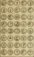 An illustration from Historia Byzantina duplici commentario illustrata : prior, Familias ac stemmata imperatorum constantinopolianorum, cum eorundem augustorum nomismatibus, & aliquot iconibus : praeterea familias dalmaticas & turcicas complecticur : alter, Descriptionem urbis constantinopolitanae, qualis extitit sub imperatoribus christianis (1680)
