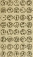 An illustration from Historia Byzantina duplici commentario illustrata : prior, Familias ac stemmata imperatorum constantinopolianorum, cum eorundem augustorum nomismatibus, & aliquot iconibus : praeterea familias dalmaticas & turcicas complecticur : alter, Descriptionem urbis constantinopolitanae, qualis extitit sub imperatoribus christianis (1680)
