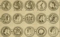 An illustration from Historia Byzantina duplici commentario illustrata : prior, Familias ac stemmata imperatorum constantinopolianorum, cum eorundem augustorum nomismatibus, & aliquot iconibus : praeterea familias dalmaticas & turcicas complecticur : alter, Descriptionem urbis constantinopolitanae, qualis extitit sub imperatoribus christianis (1680)