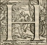 An illustration from Historia degli imperatori Greci descritta da Niceta Acominato da Chone ... in XIX. libri ; li quali seguono, lascia il Zonara, dal M.CXVII. fino al M.CCIII. nel qual tempo si uede la declinatione del Imperio : questi sono aggiunti Gli annali degli Imperatori di Constantinopoli, con l' Historia delle parti dell' Oriente scritta da Haithone ... tradotti in lingua Italiana da M. Ioseppe Horologgi (1562)