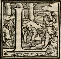 An illustration from Historia degli imperatori Greci descritta da Niceta Acominato da Chone ... in XIX. libri ; li quali seguono, lascia il Zonara, dal M.CXVII. fino al M.CCIII. nel qual tempo si uede la declinatione del Imperio : questi sono aggiunti Gli annali degli Imperatori di Constantinopoli, con l' Historia delle parti dell' Oriente scritta da Haithone ... tradotti in lingua Italiana da M. Ioseppe Horologgi (1562)