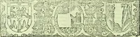 An illustration from Historia de la Provincia de S. Vicente de Chiapa y Guatemala de la orden de ñro glorioso padre Sancto Domingo: escribense juntamente los principios de las demas provincias de esta religion de las Indias Occidentales, y lo secular de la gobernacion de Guatemala (1619)