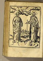 An illustration from Historia de las missiones que han hecho los religiosos de la Compañia de Iesus, para predicar el Sancto Euangelio en la India oriental, y en los reynos de la China y Iapon. (1601)