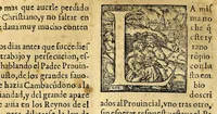 An illustration from Historia de las missiones que han hecho los religiosos de la Compañia de Iesus, para predicar el Sancto Euangelio en la India oriental, y en los reynos de la China y Iapon. (1601)